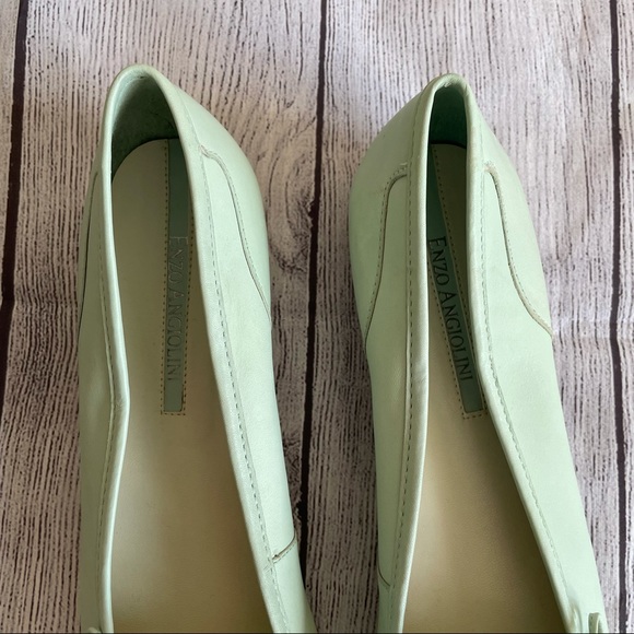 Enzo Angiolini pastel green bow tie mules - Picture 4 of 10